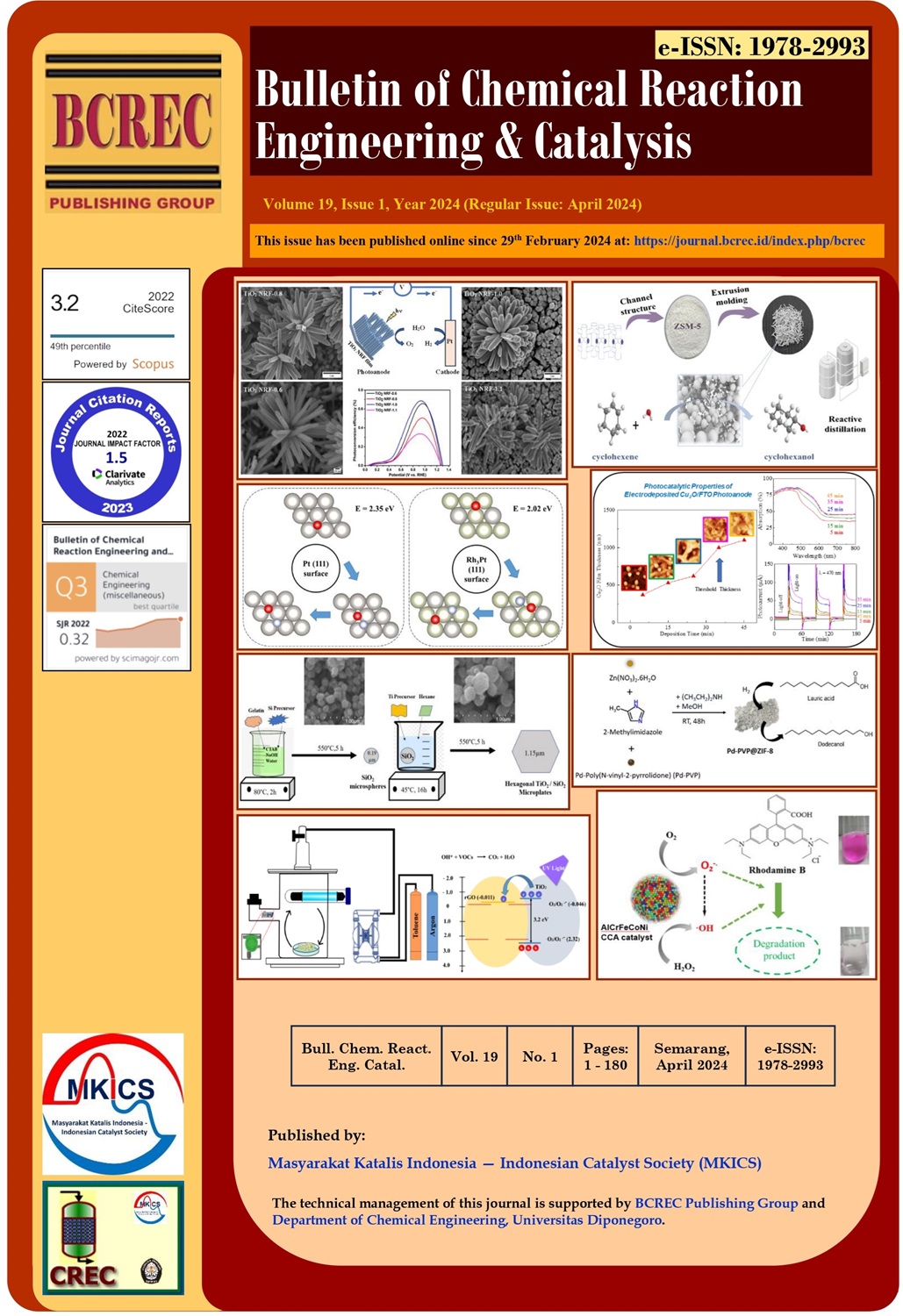 Sampul Bulletin of Chemical Reaction Engineering & Catalysis (Bull. Chem. React. Eng. Catal.)